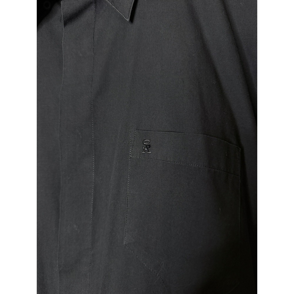 Stacy Adams Mens Dress Shirt 17 34/35 Black French Cuff Hidden Button Formal - Picture 4 of 11